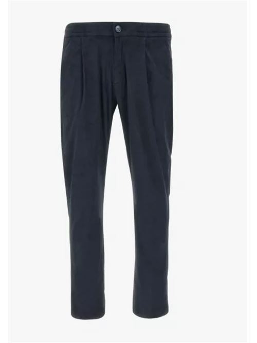 TROUSERS WITH ELASTIC WAISTBAND HERNO | PT00033UR.12729S9200 Blu